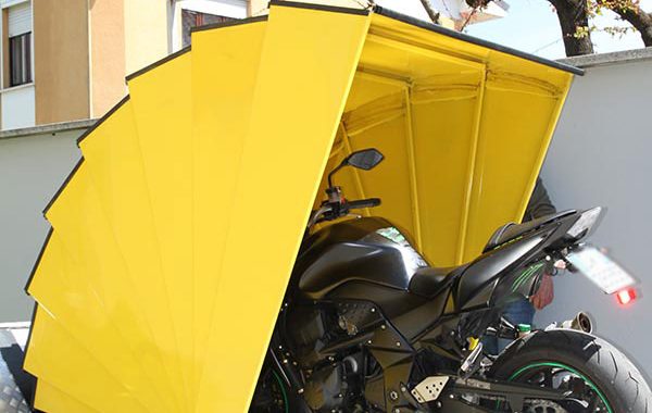 Box parcheggio moto autoportante – Armadillo Box